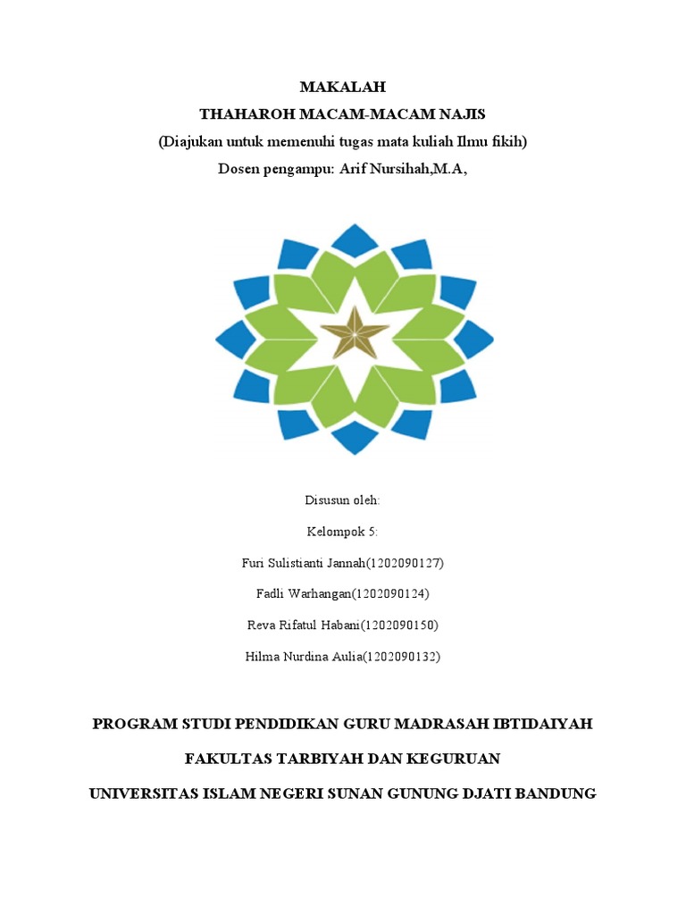 5 Macam Macam Najis PDF