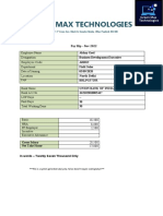 Green Max Pay Slip Nov 2022 Abhay Goel