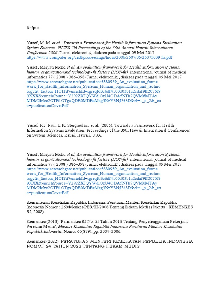 Dafpus | PDF | Information Technology | Health Care