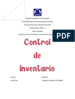 Control de Inventario