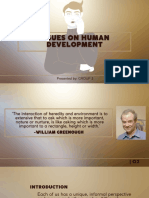Issue On Human Development