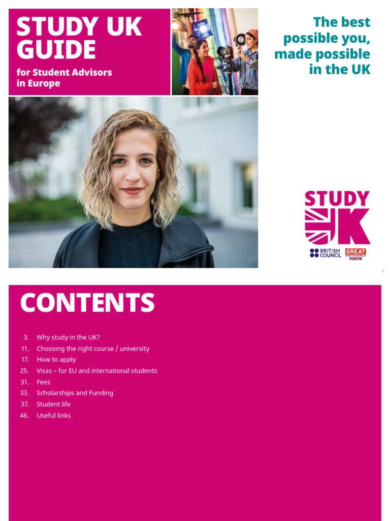Study Uk Guide The Best Possible You, Made Possible in The UK PDF