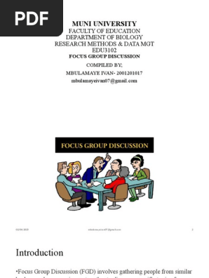FOCUS GROUP DISCUSSION
