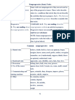 Nonprogressive Verbs