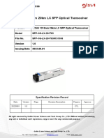 SFP 1g LX 1310nm 20km Fiber Optical Module 151106