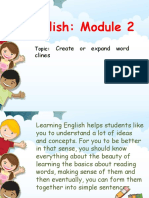 Q3 - ENGLISH - MOD 2 - Create or Expand Word Clines