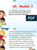 Q3_ENGLISH_MOD 3_Recognize that some words