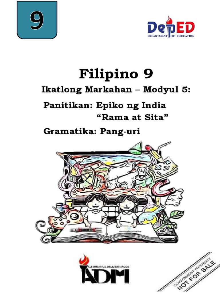 Filipino 9 Modyul 5 Epiko NG India Rama at Sita | PDF