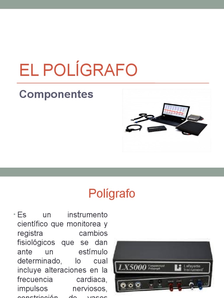 Funcionamiento del Polígrafo | PDF | Polígrafo | Presión