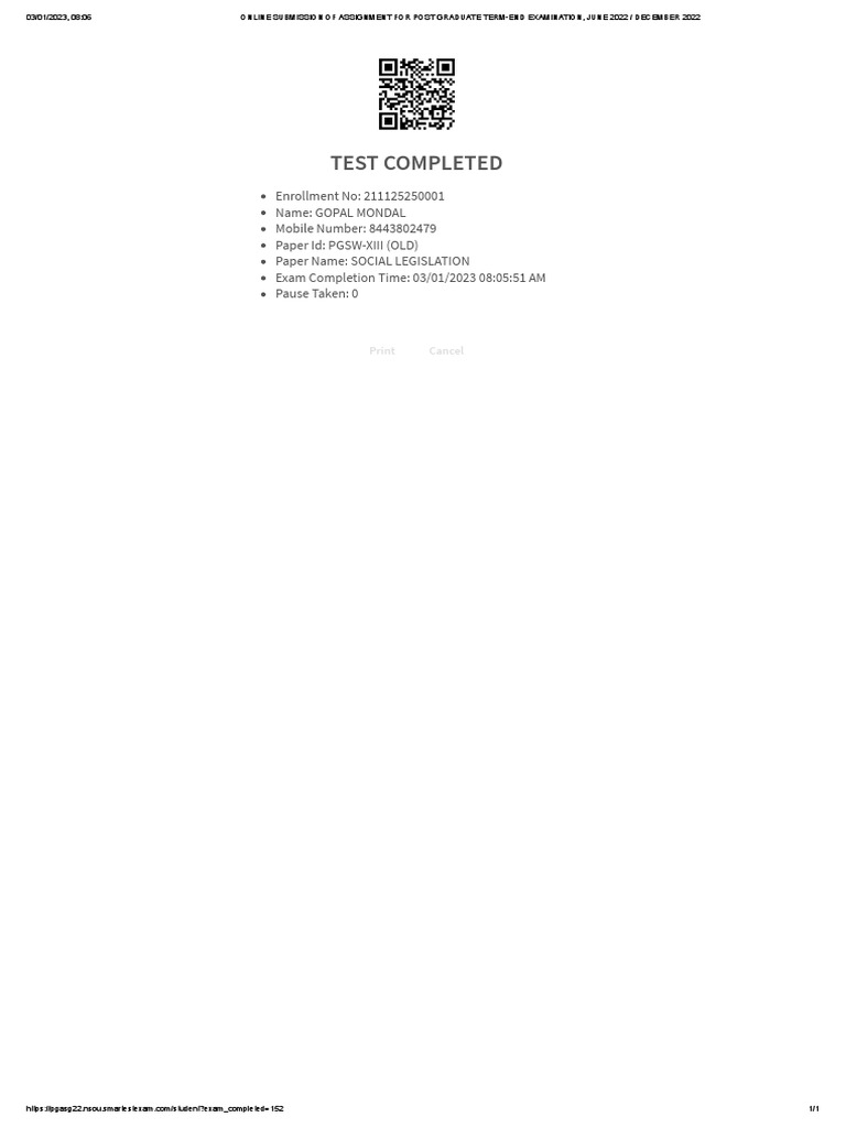 MSW 13 Social Legislation Exam Submission | PDF