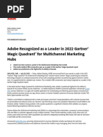 Adobe Gartner Magic Quadrant