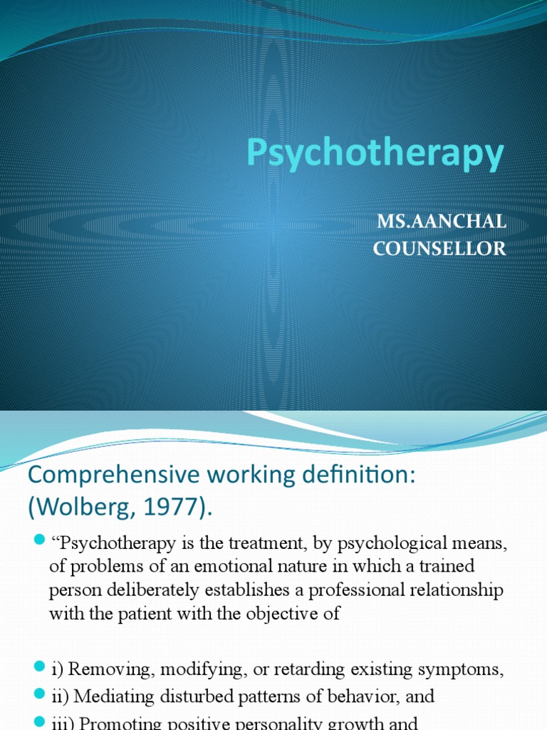 Psychotherapy | PDF | Psychotherapy | Anxiety