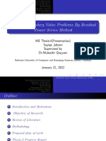 Obstacle Boundary Value Problems by Residual Power Series Method