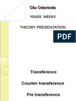 160930-Presentation-Transference - Counter Transference - PreTransference