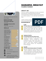 CV Update Manarul Hidayat