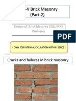 UNIT-V - Brick Masonry - (Part-2)