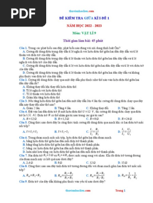 Hiệu điện thế giữa hai đầu đoạn mạch gồm 4 điện trở: Công thức, ứng dụng và bài tập