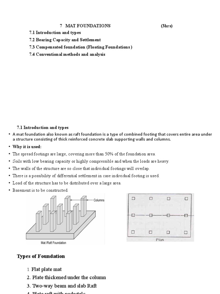7 Mat Foundation - Full | PDF | Foundation (Engineering) | Deep Foundation