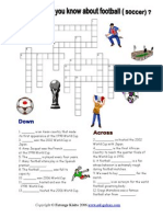 Football Crosswords