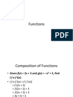 Composing and finding inverses of functions