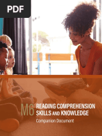 m6 Reading Comprehension Skills Knowledge