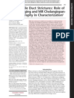 Adult Bile Duct Strictures