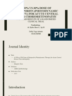 A 50% Vs 30% Dose of Verteporfin (Photodynamic Therapy) For Acute Central Serous Chorioretinopathy