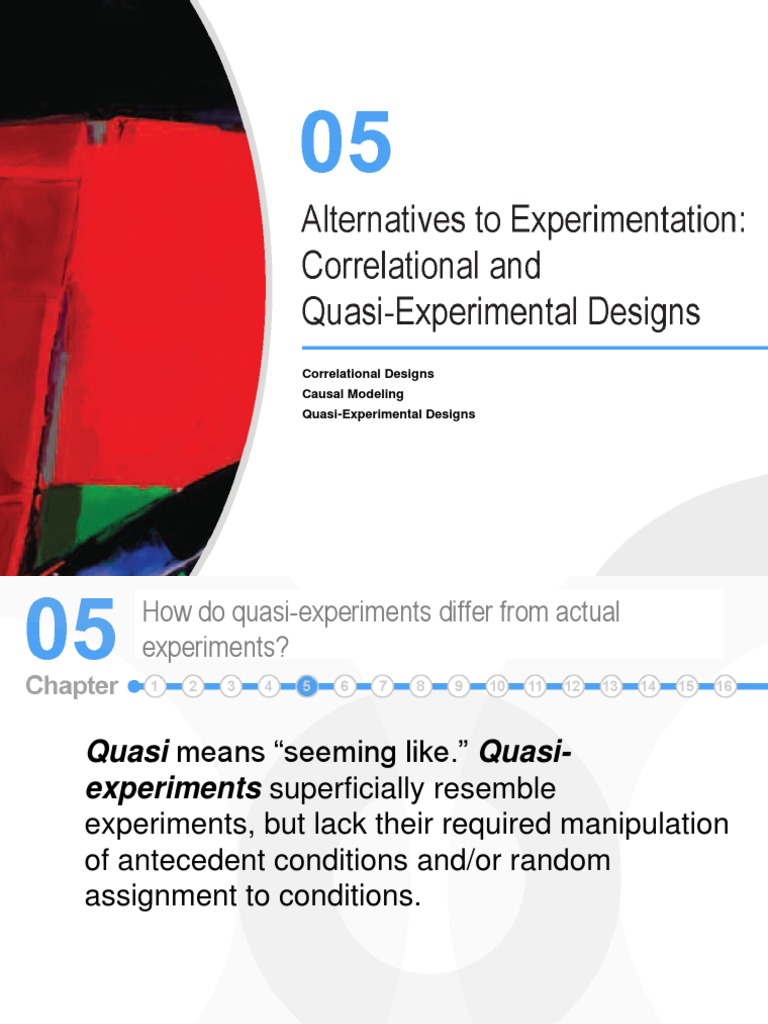 (Week 2) Correlational & QuasiExperimental Designs PDF Causality Experiment