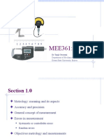 MEE 361 - Metrology