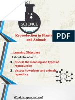 Reproduction in Plants and Animals - Week 7