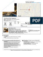 Booking Confirmation for The Kharma Villas Yogyakarta