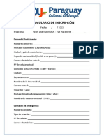 Formulario de Inscripción - Full Placement