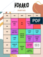 Horario 2do Cuatri 1º