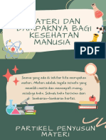 Materi dan Dampaknya bagi Kesehatan Manusia