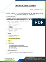 323.- COTIZACION SERVICIO DE MANEJO DE AGUAS PALEODESLIZAMIENTO DEL DEPÓSITO B2 - A