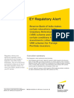 Rbi Makes Certain Relaxations in The VRR Scheme and Modifies Certain Conditions For Debt Investments For Fpis