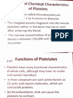 Physiology Platelets Notes