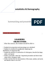 L3&4Summarising&Presenting Data 2