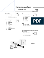 Grammar Guide to Prepositions of Place