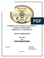 Procedure-Percutaneous Left Ventricular Assist Device (Impella), Insertion, Assisting