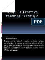 Sesi 4 Creative Thinking