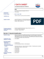 SDS Lucas Non-Conductive AW Hydraulic Oil ISO 32