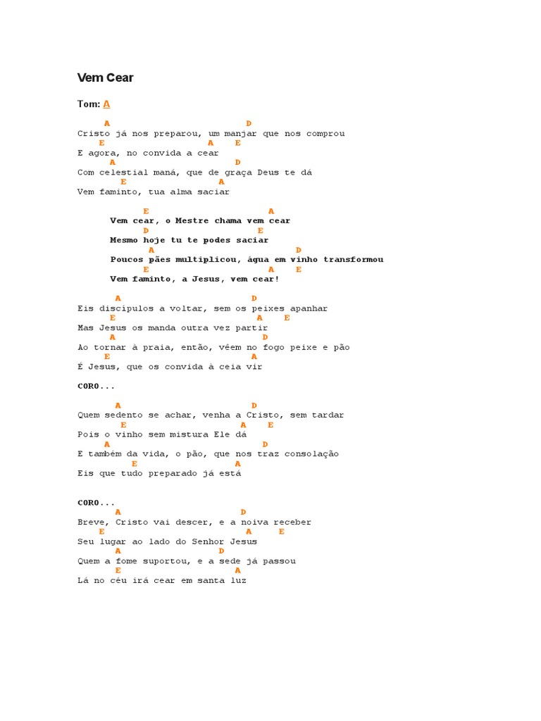 07 - Vem Cear | PDF