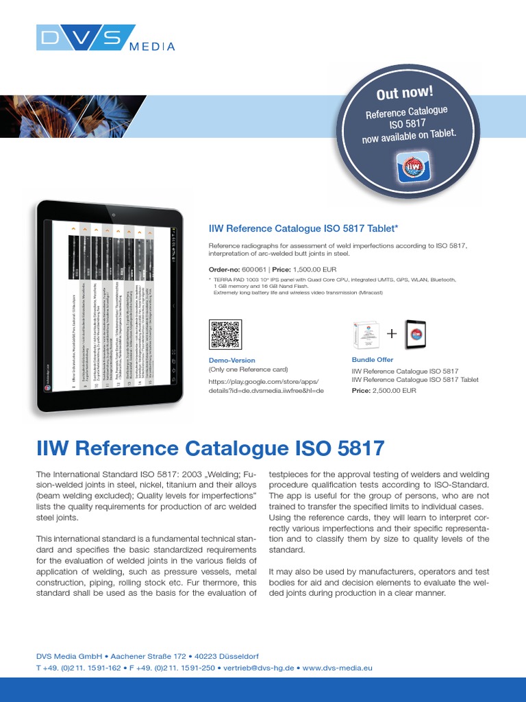 AZ IIW Catalogue App Englisch PDF Welding Construction