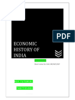 Economic History of India