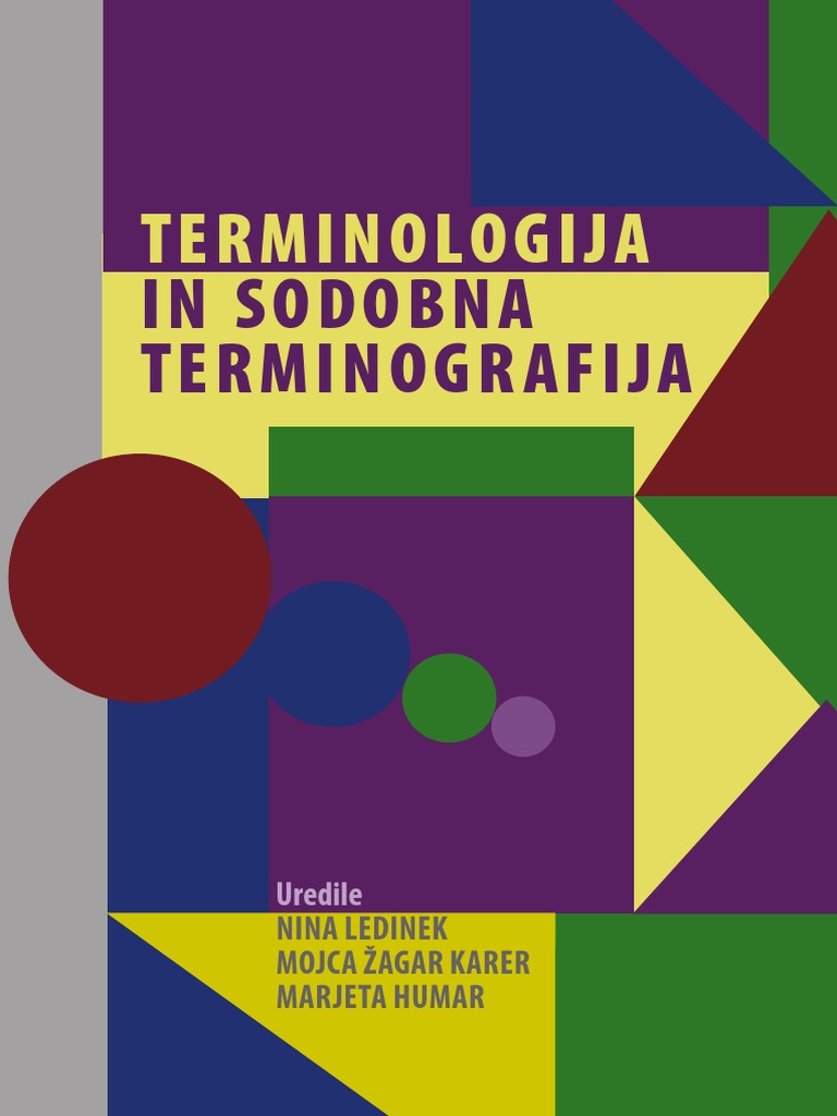 Terminologija in Sodobna Terminografija | PDF