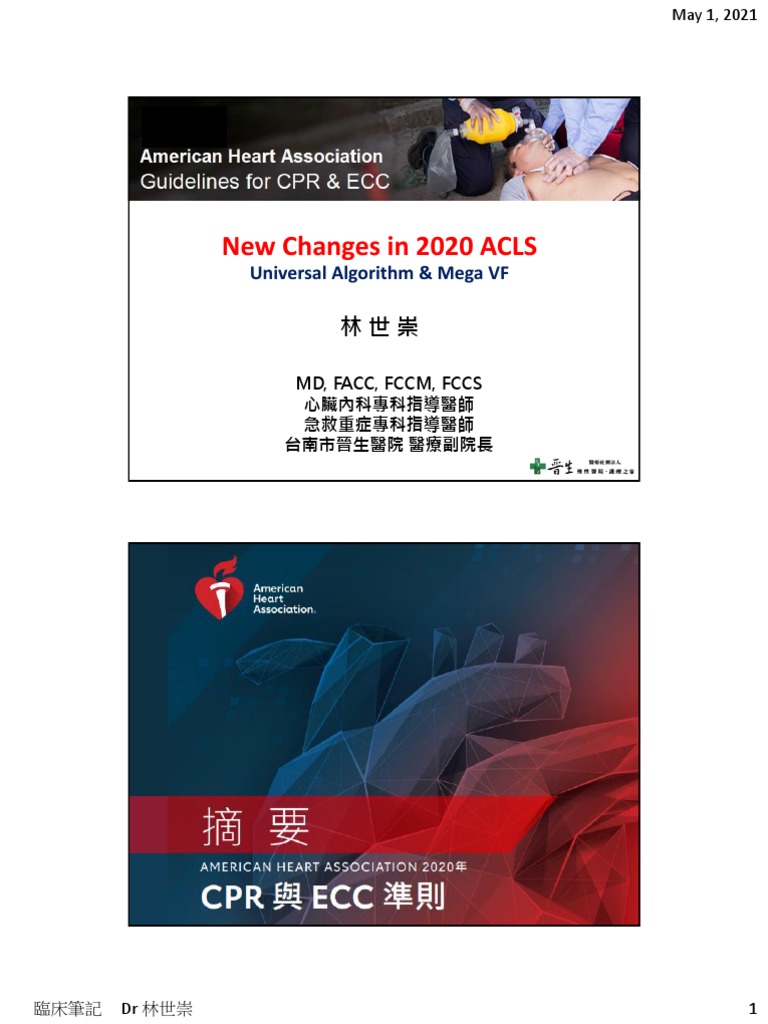 01 2021 Acls Persoective and Megacode and New Change | PDF