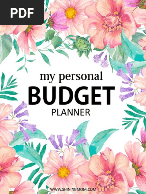 Free Financial Planner by Shining Mom