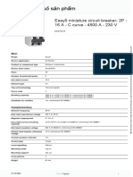 Easy9 MCBs - EZ9F34216