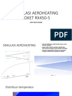 Simulasi Aeroheating Roket RX450-5